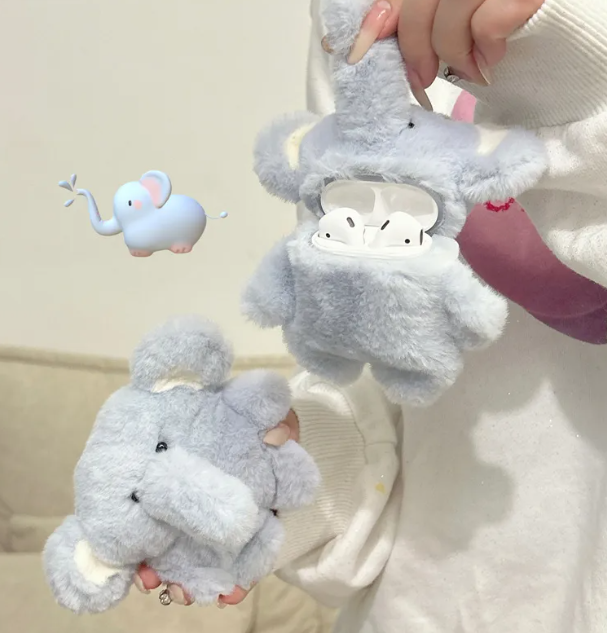 Cute Baby Elephant Airpod Case